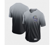 Men's Nike Colorado Rockies Blank Grey Drift Fashion MLB Jersey