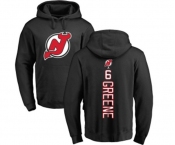 Hockey New Jersey Devils #6 Andy Greene Black Backer Pullover Hoodie