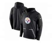 Men Pittsburgh Steelers Nike Black Champ Drive Vapor Speed Pullover Hoodie