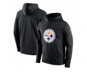 Men Pittsburgh Steelers Nike Black Circuit Logo Essential Performance Hoodie