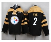 Nike Pittsburgh Steelers #2 Michael Vick Black Player Pullover NFL Hoodie