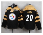 Nike Pittsburgh Steelers #20 Will Allen Black Player Pullover NFL Hoodie