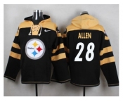 Nike Pittsburgh Steelers #28 Cortez Allen Black Player Pullover NFL Hoodie