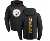 Nike Pittsburgh Steelers #76 Chukwuma Okorafor Black Backer Pullover Hoodie