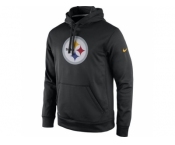 Pittsburgh Steelers Nike Black Practice Performance Pullover Hoodie
