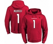 Football Men's Arizona Cardinals #1 Kyler Murray Red Name & Number Pullover Hoodie