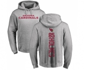 NFL Nike Arizona Cardinals #85 Gabe Holmes Ash Backer Pullover Hoodie
