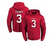 Nike Arizona Cardinals #3 Carson Palmer Red Name & Number Pullover NFL Hoodie