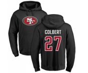 Football San Francisco 49ers #27 Adrian Colbert Black Name & Number Logo Pullover Hoodie
