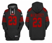 Men's San Francisco 49ers #23 Christian McCaffrey Black Alternate Pullover Hoodie