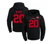 Nike San Francisco 49ers #20 Jimmie Ward Black Name & Number Pullover NFL Hoodie