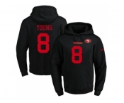 Nike San Francisco 49ers #8 Steve Young Black Name & Number Pullover NFL Hoodie