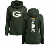 Football Women's Green Bay Packers #17 Davante Adams Green Backer Hoodie