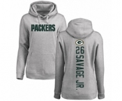 Football Women's Green Bay Packers #26 Darnell Savage Jr. Ash Backer Hoodie