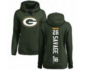 Football Women's Green Bay Packers #26 Darnell Savage Jr. Green Backer Hoodie
