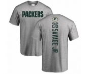 Football Green Bay Packers #26 Darnell Savage Jr. Ash Backer T-Shirt