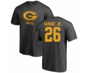 Football Green Bay Packers #26 Darnell Savage Jr. Ash One Color T-Shirt