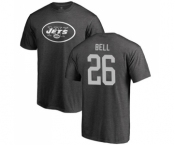 Football New York Jets #26 Le'Veon Bell Ash One Color T-Shirt