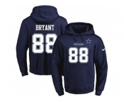 Nike Dallas Cowboys #88 Dez Bryant Navy Blue Name & Number Pullover NFL Hoodie