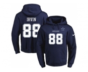 Nike Dallas Cowboys #88 Michael Irvin Navy Blue Name & Number Pullover NFL Hoodie