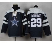 nike nfl jerseys dallas cowboys #29 murray white-blue[pullover hooded sweatshirt]