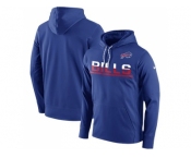 Men's Buffalo Bills Nike Royal Sideline Circuit Pullover Performance Hoodie