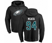 Nike Philadelphia Eagles #94 Haloti Ngata Black Name & Number Logo Pullover Hoodie