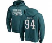 Nike Philadelphia Eagles #94 Haloti Ngata Green Super Bowl LII Champions Pullover Hoodie