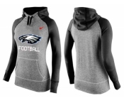Women Nike Philadelphia Eagles Performance Hoodie Grey & Black_1