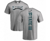 Nike Philadelphia Eagles #19 Golden Tate III Ash Backer T-Shirt