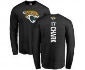 Football Jacksonville Jaguars #17 DJ Chark Black Backer Long Sleeve T-Shirt