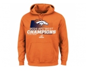 Denver Broncos Majestic Orange 2014 AFC West Division Champions Hoodie