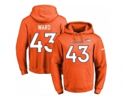 Nike Denver Broncos #43 T.J. Ward Orange Name & Number Pullover NFL Hoodie