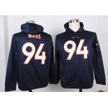 nike nfl jerseys denver broncos #94 ware blue[pullover hooded sweatshirt]