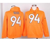 nike nfl jerseys denver broncos #94 ware orange[pullover hooded sweatshirt]