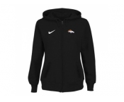 Women Denver Broncos Stadium Rally Full Zip Hoodie Black