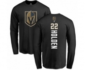 NHL Adidas Vegas Golden Knights #22 Nick Holden Black Backer Long Sleeve T-Shirt