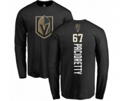 NHL Adidas Vegas Golden Knights #67 Max Pacioretty Black Backer Long Sleeve T-Shirt