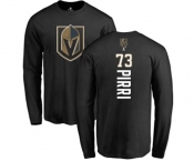 NHL Adidas Vegas Golden Knights #73 Brandon Pirri Black Backer Long Sleeve T-Shirt