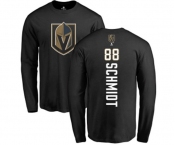 NHL Adidas Vegas Golden Knights #88 Nate Schmidt Black Backer Long Sleeve T-Shirt