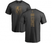 NHL Adidas Vegas Golden Knights #88 Nate Schmidt Charcoal One Color Backer T-Shirt