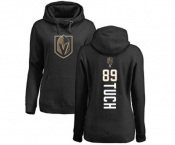 NHL Women Adidas Vegas Golden Knights #89 Alex Tuch Black Backer Pullover Hoodie