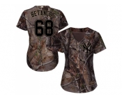 Women New York Yankees #68 Dellin Betances Camo Realtree Collection Cool Base Stitched MLB Jersey Women New York Yankees #68 Dellin Betances Camo Realtree Collection Cool Base Stitched MLB Jersey