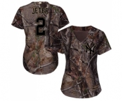 Women's Majestic New York Yankees #2 Derek Jeter Authentic Camo Realtree Collection Flex Base MLB Jersey Women's Majestic New York Yankees #2 Derek Jeter Authentic Camo Realtree Collection Flex Base MLB Jersey