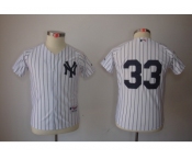 Youth MLB New York Yankees #33 Nick Swisher White Jerseys Youth MLB New York Yankees #33 Nick Swisher White Jerseys