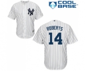 Youth Majestic New York Yankees #14 Brian Roberts Authentic White Home MLB Jersey Youth Majestic New York Yankees #14 Brian Roberts Authentic White Home MLB Jersey
