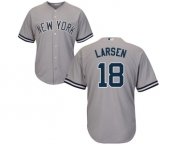 Youth Majestic New York Yankees #18 Don Larsen Authentic Grey Road MLB Jersey Youth Majestic New York Yankees #18 Don Larsen Authentic Grey Road MLB Jersey