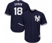 Youth Majestic New York Yankees #18 Johnny Damon Authentic Navy Blue Alternate MLB Jersey Youth Majestic New York Yankees #18 Johnny Damon Authentic Navy Blue Alternate MLB Jersey