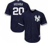 Youth Majestic New York Yankees #20 Jorge Posada Authentic Navy Blue Alternate MLB Jersey Youth Majestic New York Yankees #20 Jorge Posada Authentic Navy Blue Alternate MLB Jersey
