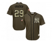 Youth Majestic New York Yankees #29 Todd Frazier Replica Green Salute to Service MLB Jersey Youth Majestic New York Yankees #29 Todd Frazier Replica Green Salute to Service MLB Jersey